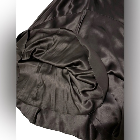 Ralph Lauren Collection Purple Label Maxi Slip Dress Beaded Silk Gown White Logo - Picture 12 of 16